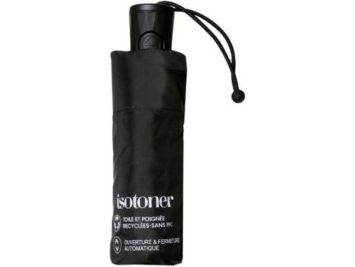 Isotoner - Parapluie 4 Sections Acier Ultra Slim Automatique