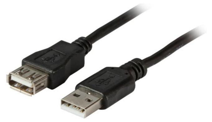EFB USB 2.0 verlengkabel A-A, St-Bu, 3,0 m, grijs, Classic K5248.3V2