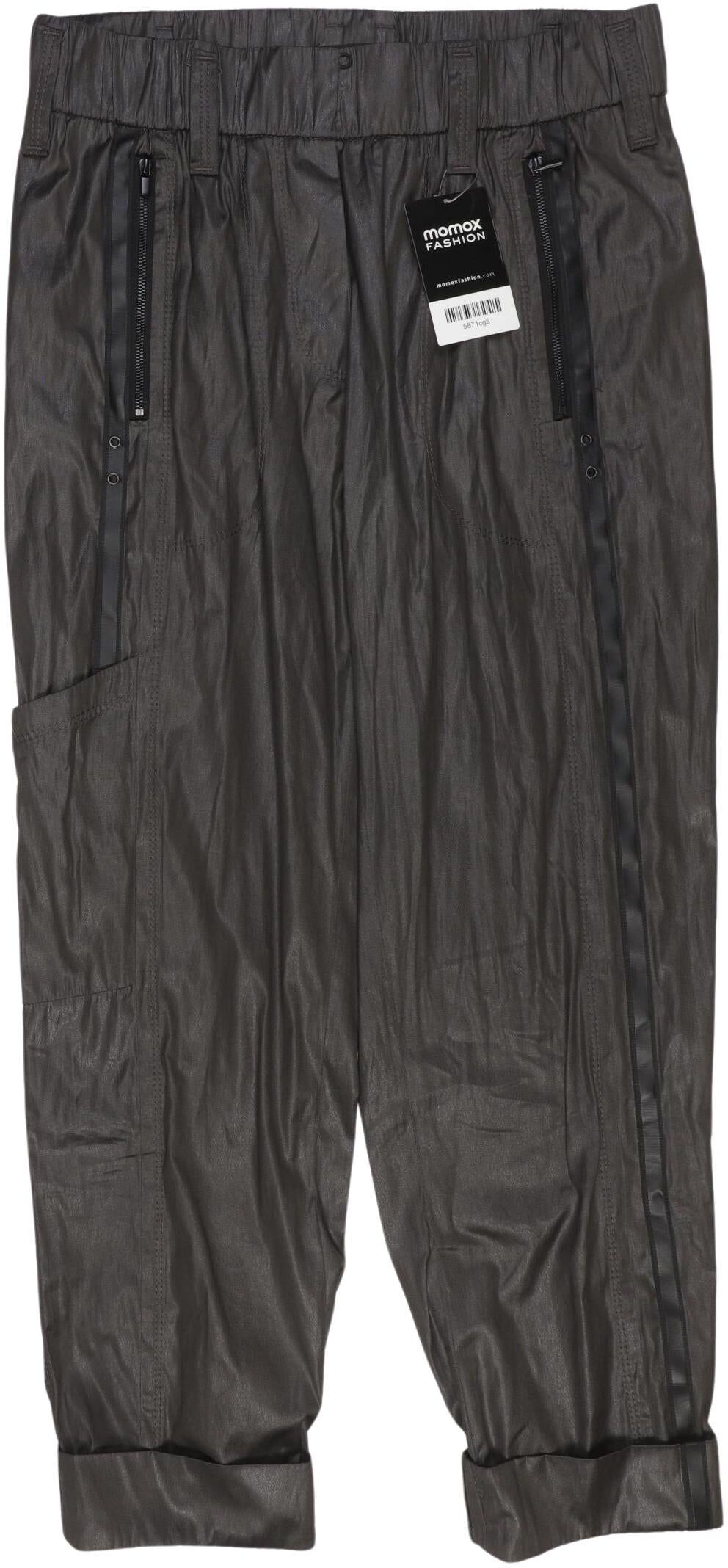 Beate Heymann Damen Stoffhose, Grau, Gr. EU 34, Synthetik - Second Hand
