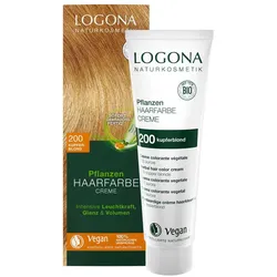 Pflanzen Haarfarbe Creme - 200 Kupfer-Blond 150ml