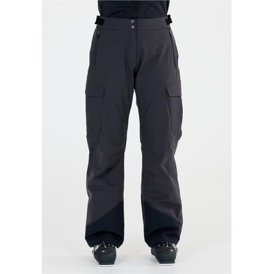 Skihose SLOPE "Bandone", Damen, Gr. XS, US-Größen, grau (anthrazit), 100% Polyester, unifarben, lang, Hosen Skihose, mit wasserabweisender Membran