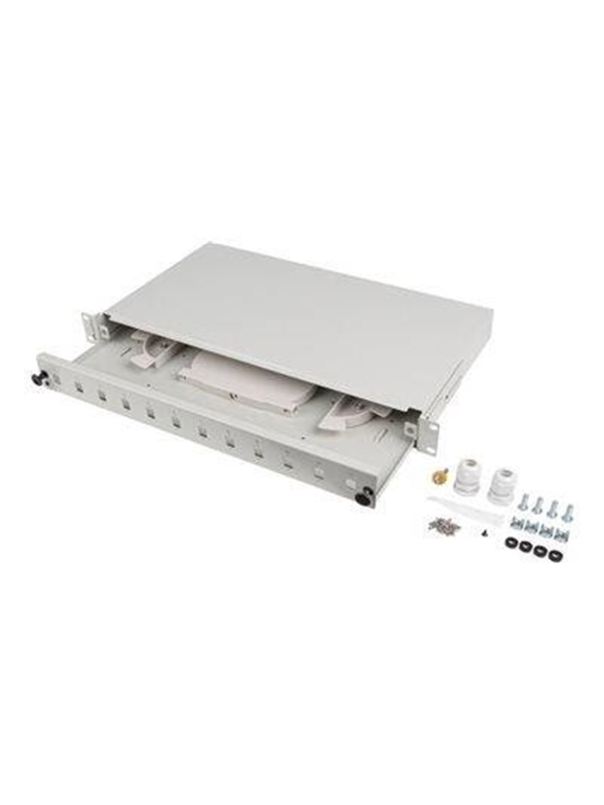 Lanberg patch panel - 1U - 19" - 12 x SC simplex / 12 x LC duplex