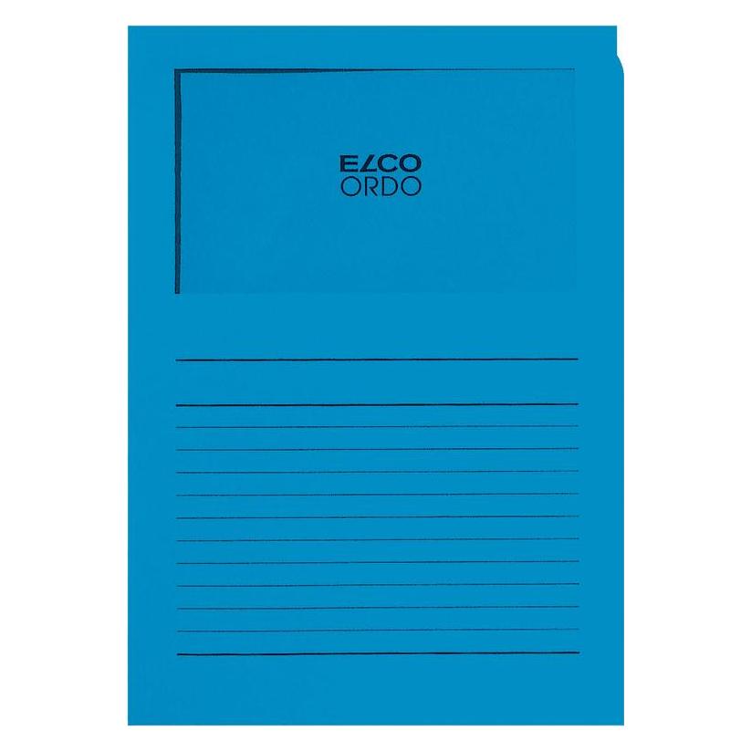 Elco Ordnungsmappe Ordo Classico DIN A4 Papier 220 mm x 310 mm Blau (A4) (29489.33)