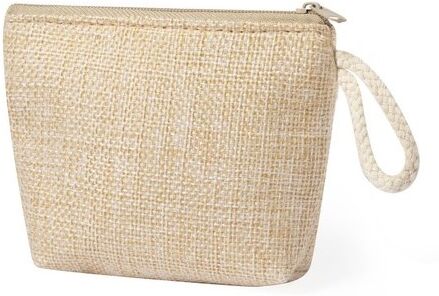 Porte-monnaie cadeau entreprise Narse coton polyester naturel