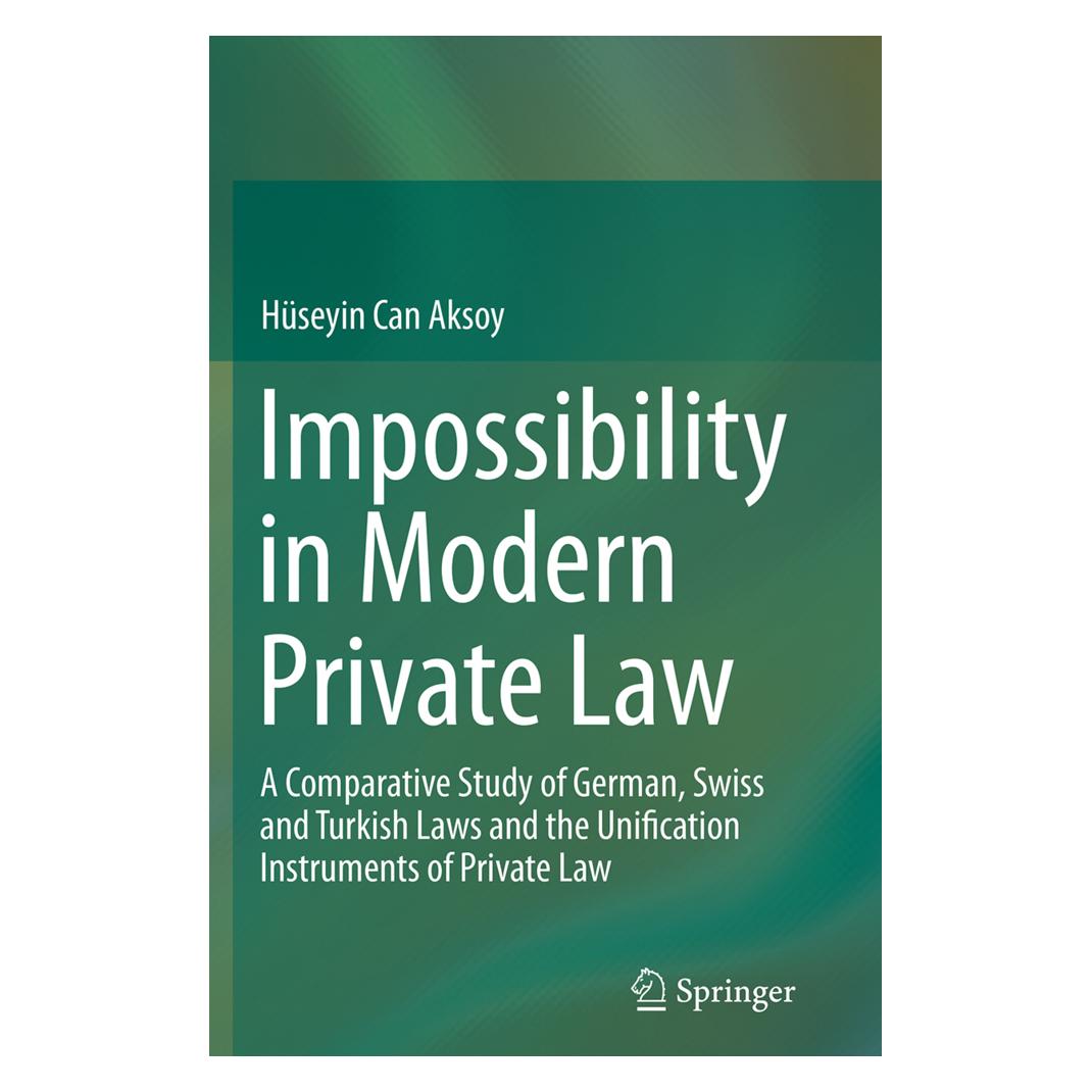 Springer Impossibility in Modern Private Law (Englisch, Softcover, Hüseyin Can Aksoy) (55830708)
