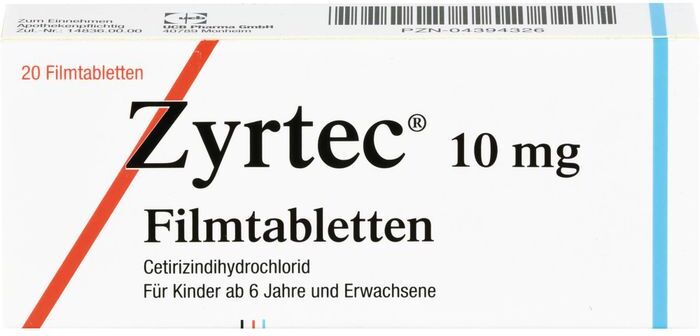 Kohlpharma GmbH ZYRTEC 10 mg Filmtabletten 20 St.