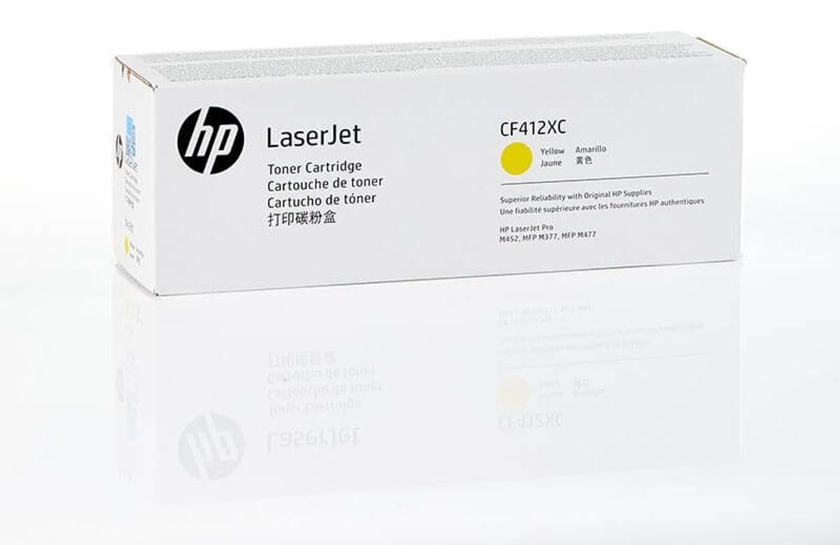 HP Toner CF412XC 410X Geel