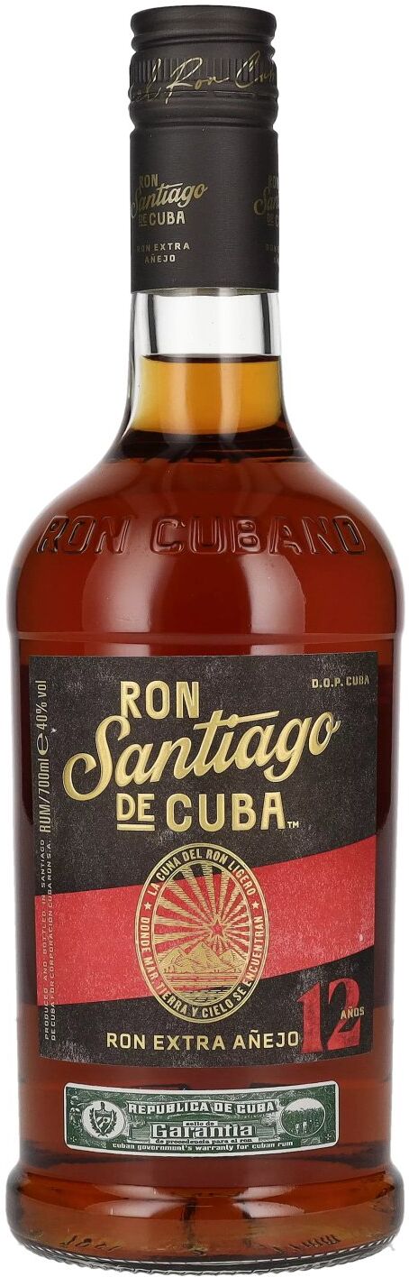 Ron Santiago de Cuba Ron Extra Añejo 12 Años D.O.P. Cuba 40% Vol. 0,7l