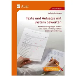 Texte und Aufsätze mit System bewerten, Schulbücher von Stefanie Pohlmann