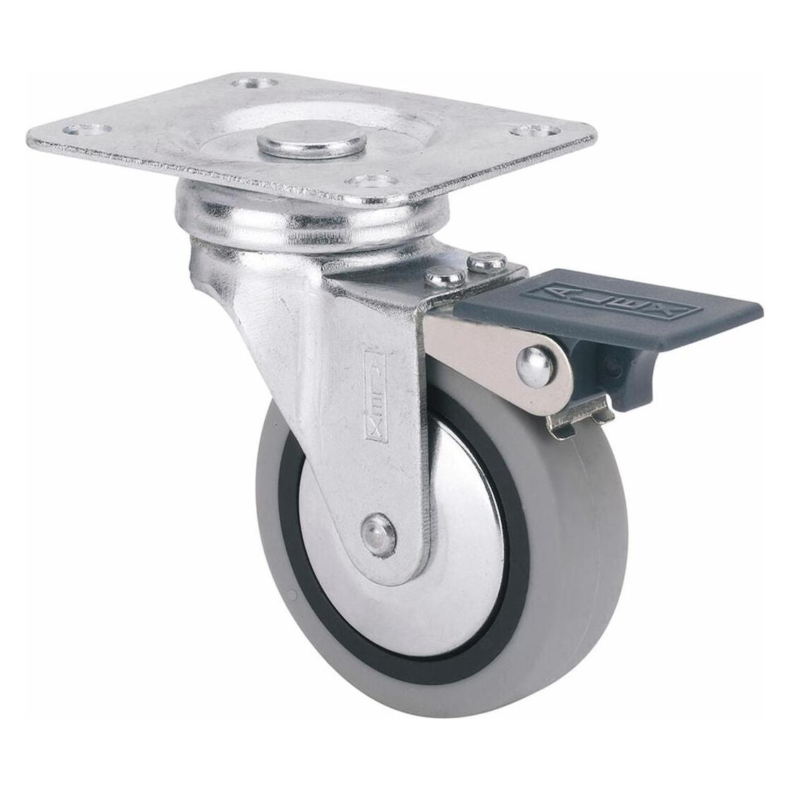 Ruedas Alex Rueda Grau Gummi Poliamix Ø 4 Cm 17 Kg Drehbar (57236557)