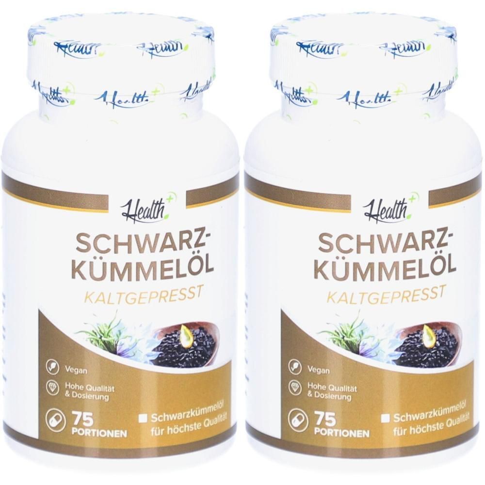 Health+ Black Cumin Oil (150 Caps) Unflavoured 2x 2x150 St Kapseln