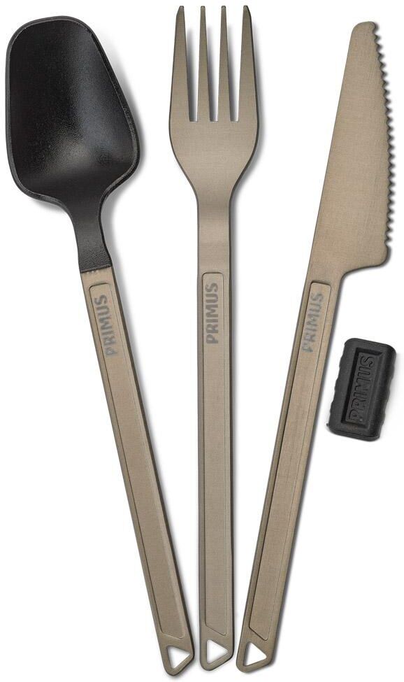 Primus  - Trek Cutlery Set Aluminium Black Dark Grey - Couverts