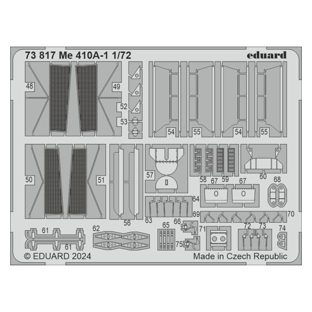 Eduard Me 410A-1 1/72 AIRFIX (73817)