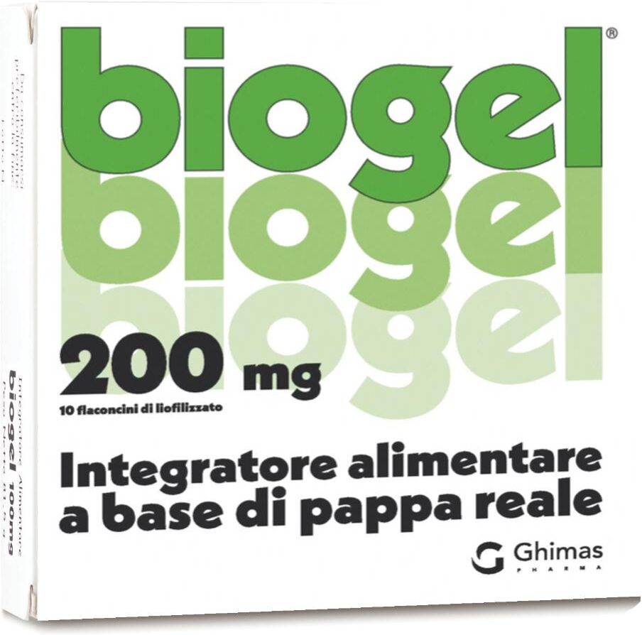 GHIMAS SpA BIOGEL*10 Fl.200mg