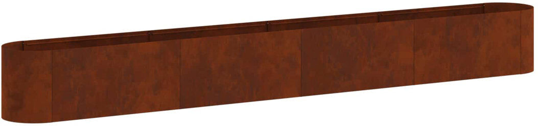 Brayden Studio Raised Garden Bed Weathering Steel 40cm H x 360cm W x 40cm D