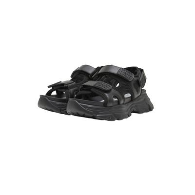 Plateausandaletten BUFFALO "Buffalo ZANTHERA - VEGAN NAPPA/MESH", Damen, Gr. 39, schwarz, Kunstfaser, Schuhe