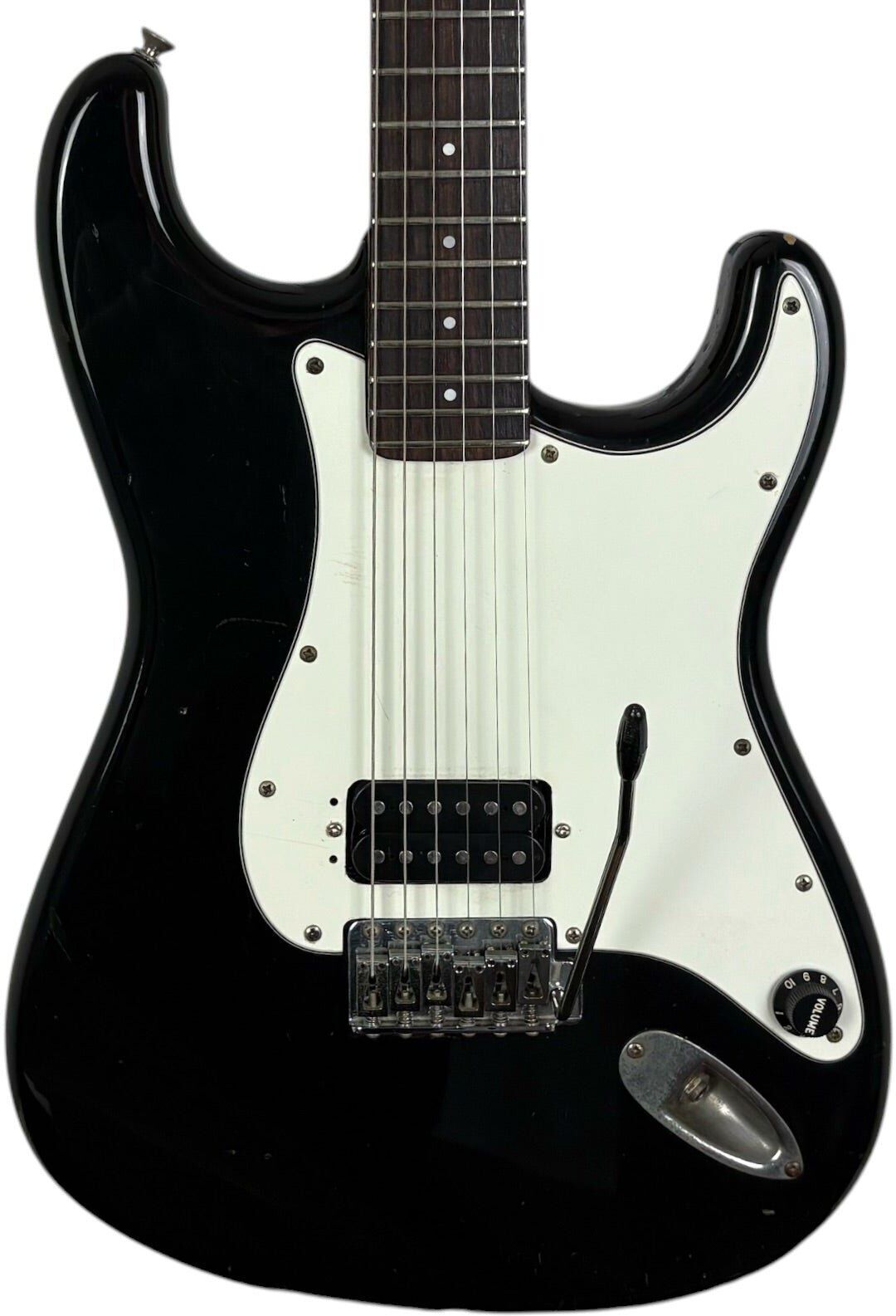 Squier by Fender Japan JV ST-502 Contemporary Stratocaster 1983   czarna - Refurbished