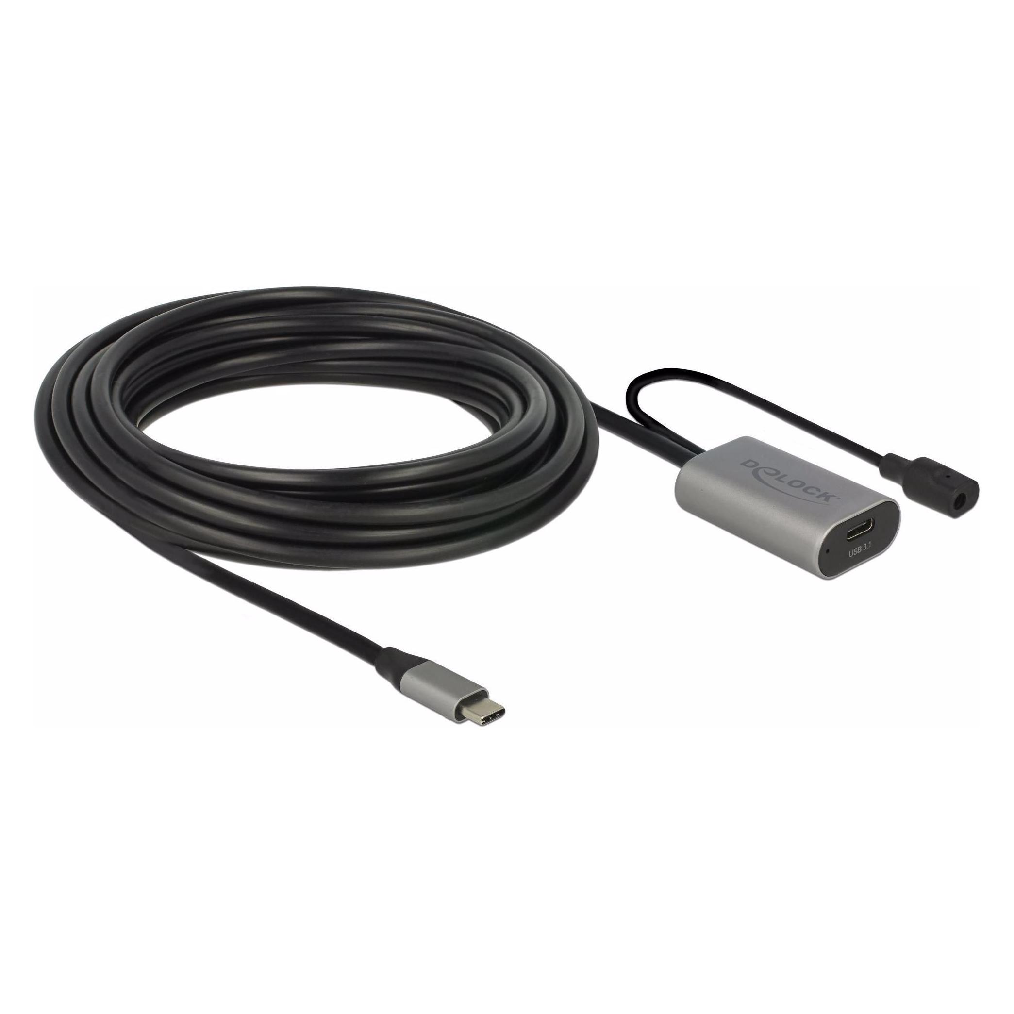 Delock USB 3.0-Verlängerungskabel C - C (5 m, USB 3.2 Gen 2, 5 W) (85392)