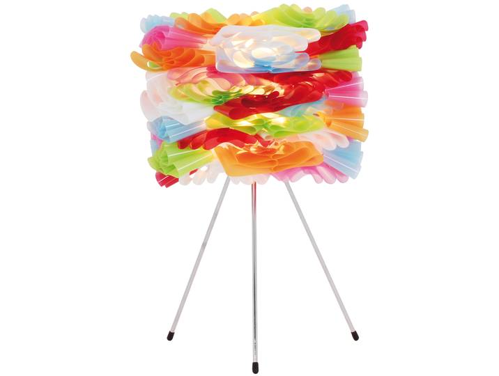 Näve 3076261 Tischleuchte ; Farbe: Chrom / Bunt