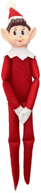 Inspire Picks Mini Skeleton Halloween Christmas Ornament Jack Inspired Holiday Decoration Doll red