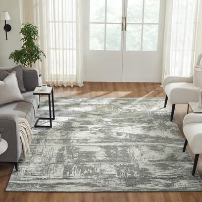 KALATY Canvas Painterly Abstract Area Rug