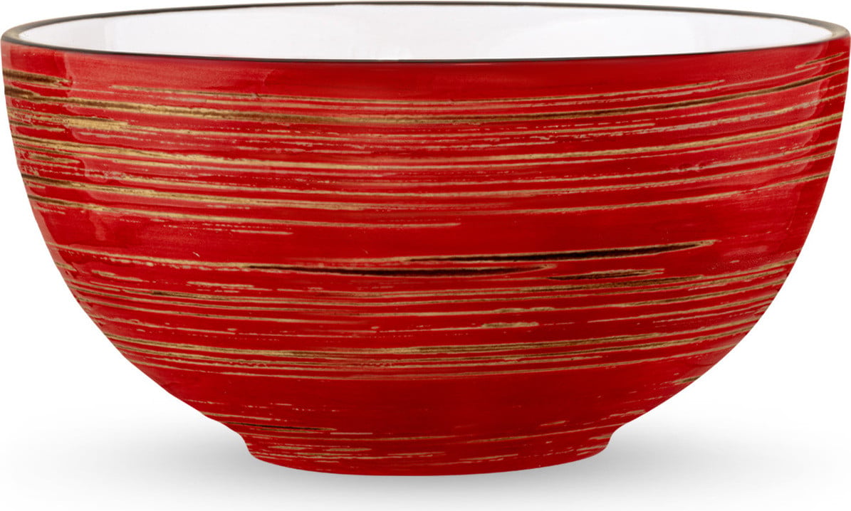 Wilmax England porseleinen schaal, rood, diameter: 19 cm