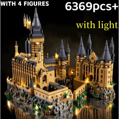 Medieval Magic Castle Micro Building Block Set For Creative Architecture Play with Light