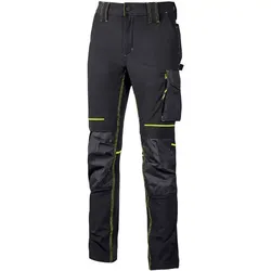 Stretch Bundhose "ATOM LONG" Performance - 4XL (DE size: 3XL) - black carbon