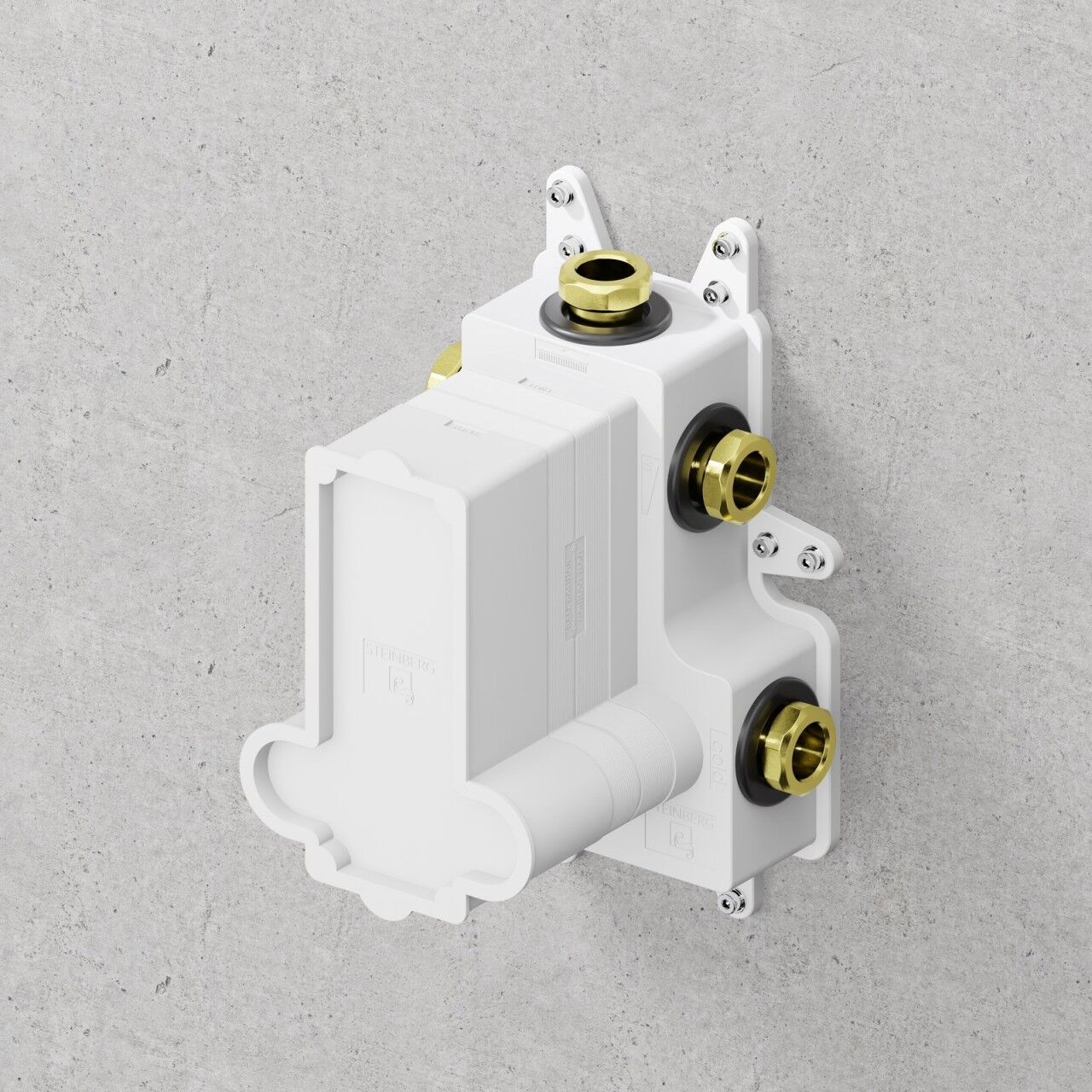 Steinberg Unterputzkörper für Thermostat mit Temperaturregulierung und 3-Wege-Umsteller, 01041303 1041303