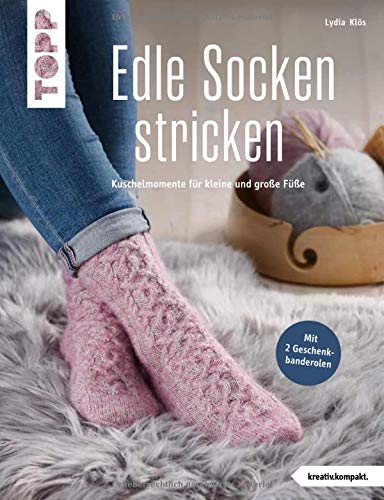 Lydia Klos - Edle Socken stricken (kreativ.kompakt.): Kuschelmomente für kleine und große Füße. Mit 2 Geschenkbanderolen - Preis vom 15.10.2026 23:06:25 h