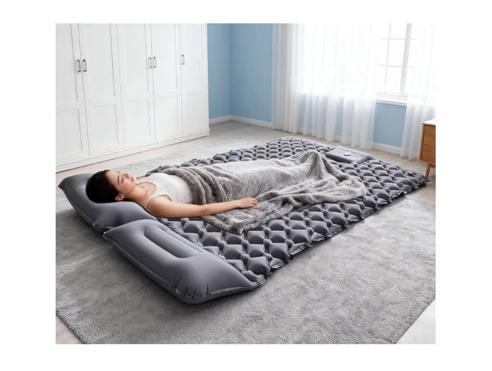 Matelas gonflable Double de Camping en plein air, coussin de couchage Extra large, lit pliant ultraléger, tapis de couchage pour voiture, tapis de voyage