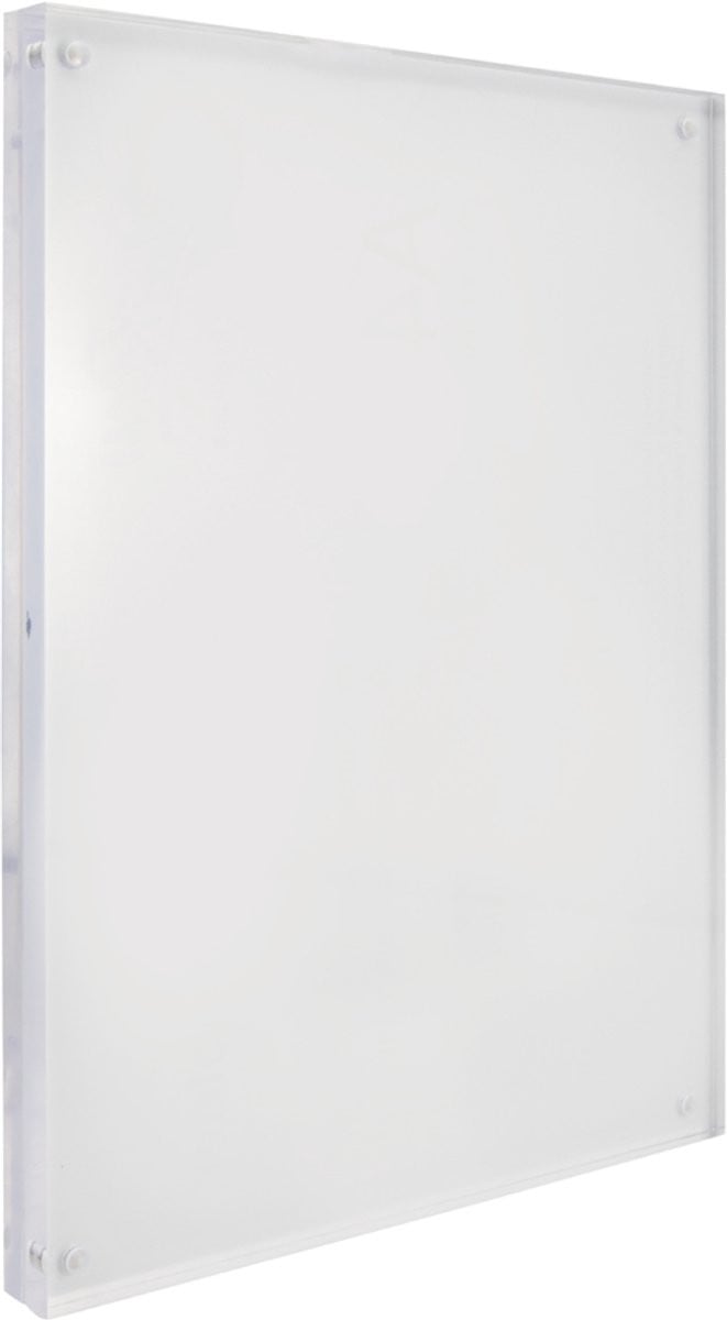 Securit tafelstandaard ACRYL MAGNETIC A4 transparant
