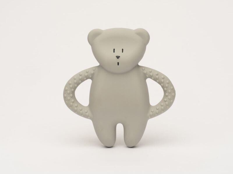Moonie Natural Teether Grey jouet de dentition 1 pcs