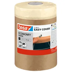 tesa Abdeckpapier EASY COVER® UNIVERSAL S 18,0 x 25,0 (cm x m) braun