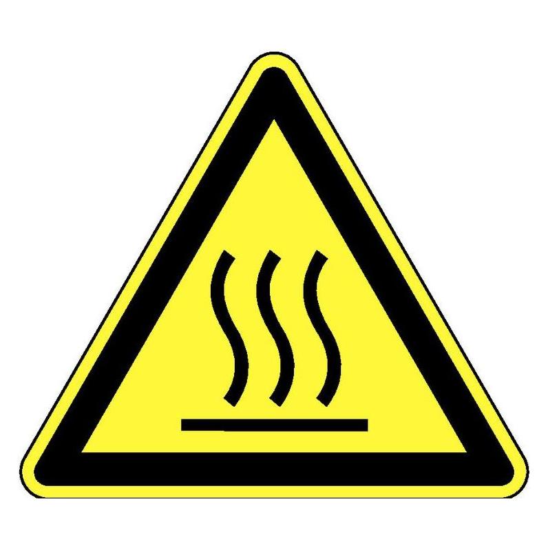 BRW Warnschild Heisse Oberfläche - 10 cm (538010.2300)