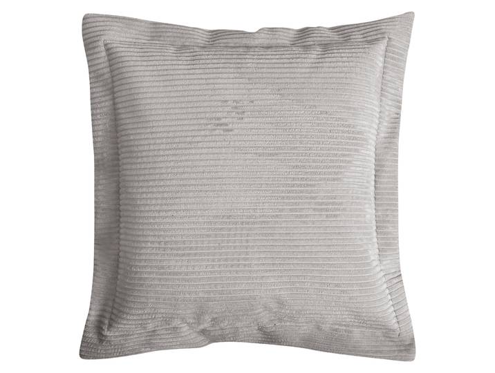 Dekokissen MAGMA HEIMTEX SHARA Flatterkissen , grau (grau, cord gestreift unifarben), B:70cm H:8cm L:70cm, Faserbällchen (Polyester), Polyester, Dekokissen_Sitzkissen_Kissenhüllen, Dekokissen, in trendigem Cord-Stoff und elegantem Stehsaum