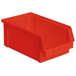 BRB Lagertechnik 974187 Lebensmittelverarbeitung Sichtlagerkasten lebensmittelgeeignet (L x B x H) 350 x 200 x 145 mm Rot 12 St.