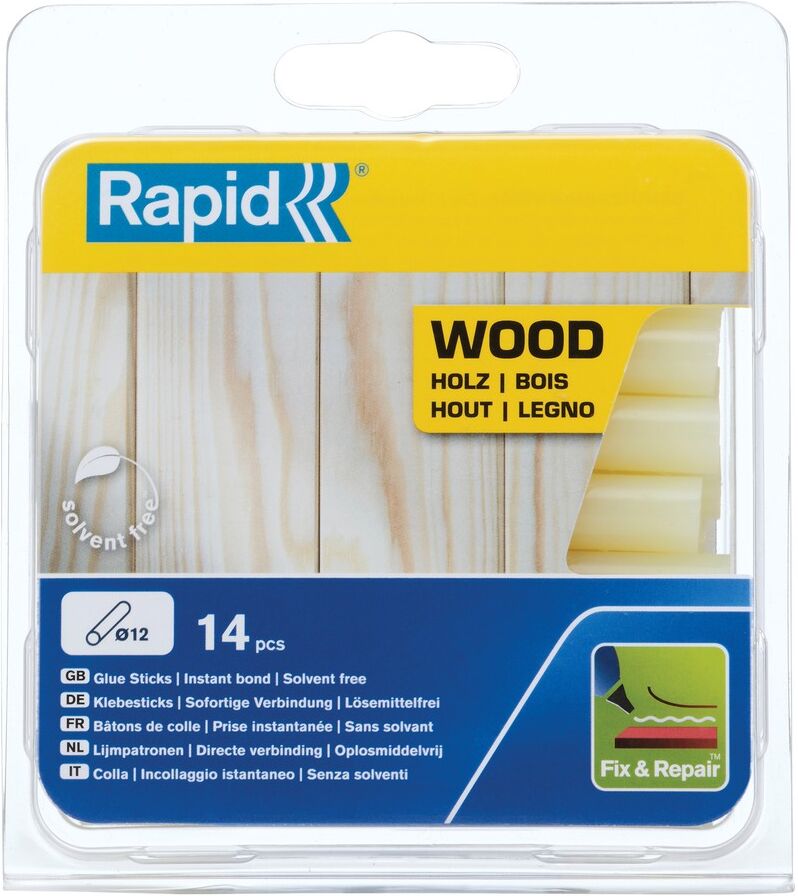 Isaberg Rapid AB Rapid 12 mm Klebesticks Holz
