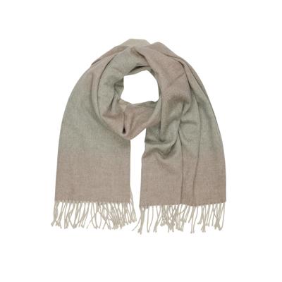 Wollschal "Taupe", Damen, beige (taupe), Baumwolle, COLLEZIONE ALESSANDRO, unifarben, Basic, Modetücher, in modischem taupe-grau, Made in Italy
