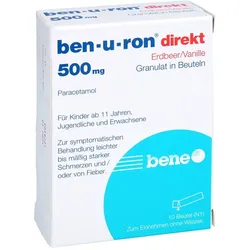 Ben-u-ron direkt Erdbeer/Vanille 500 mg