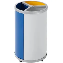 kaiserkraft Wertstoffsammelstation, Abfalleimer, Gelb, Blau, Grau