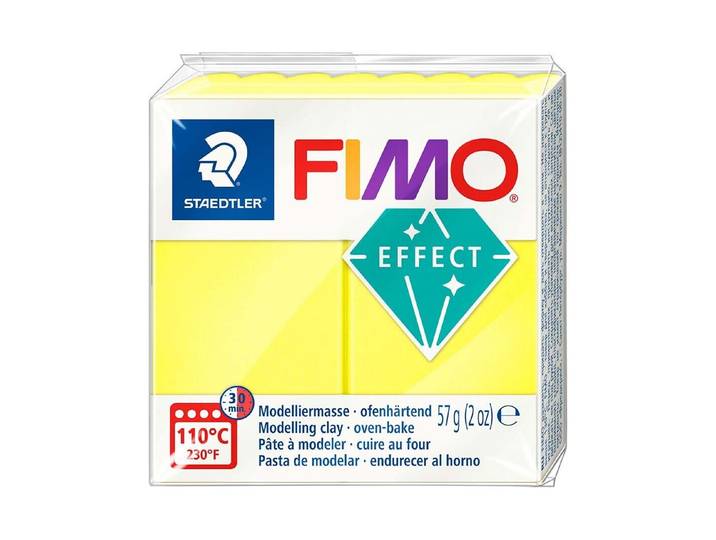 Fimo soft effect neon gelb 57g