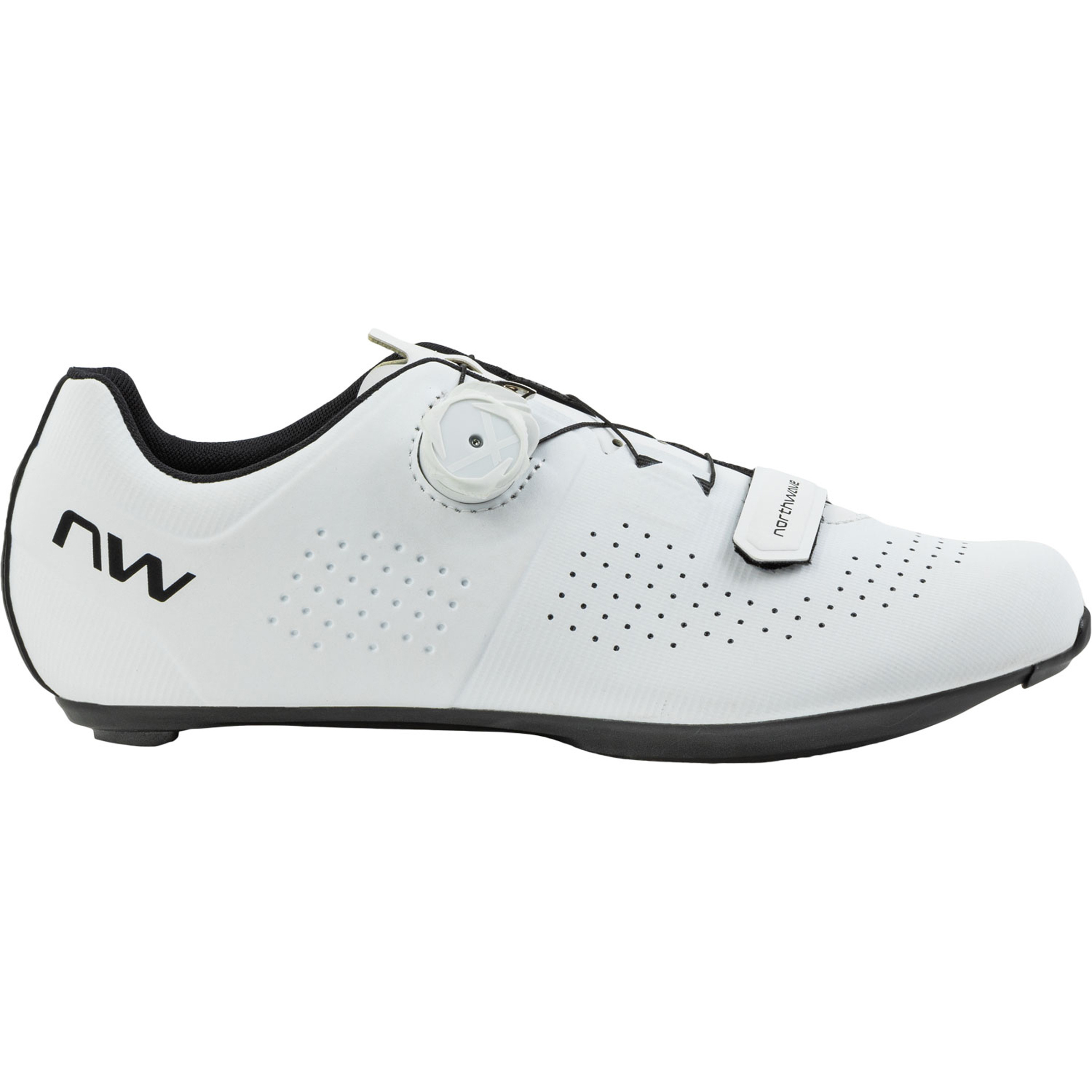 Northwave Typhoon Radschuhe Fahrradschuhe weiss Größe 43 Rennrad Widerstandsfähig