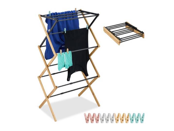 Relaxdays Klappbarer Wäscheständer