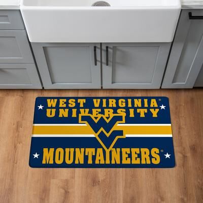 Evergreen "West Virginia University Anti-Fatigue Door Mat - 30"" x 18"""