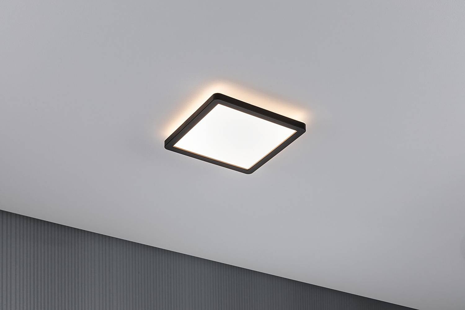 Paulmann LED-paneel Atria Shine zwart, 19 x 19 cm
