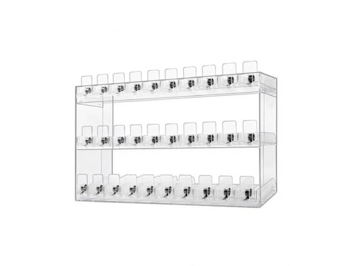 Präsentationsständer für Zigaretten, Süßwaren und Streichhölzer Acryl-Regal, Verkaufsdisplay für Zigaretten und andere Artikel – geeignet für Supermärkte und Bars(54.5*15*37cm)