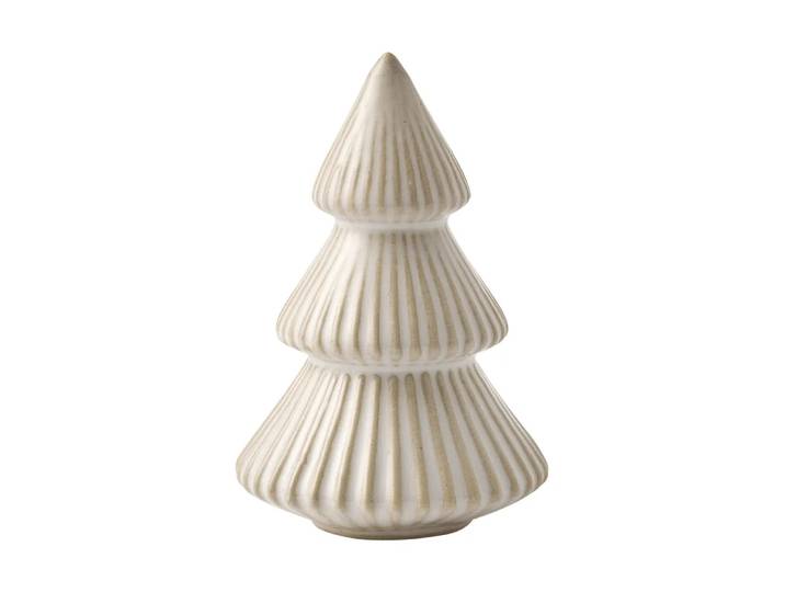 Lene Bjerre Décoration sapin Mythel Blanc, Ø6,5xH9,8 cm