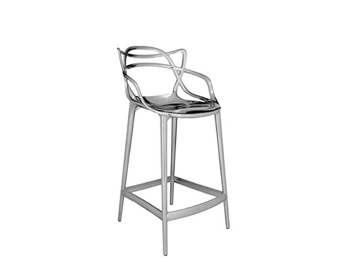 Kartell Masters Stool, Hocker, Verchromt, H. 65 cm