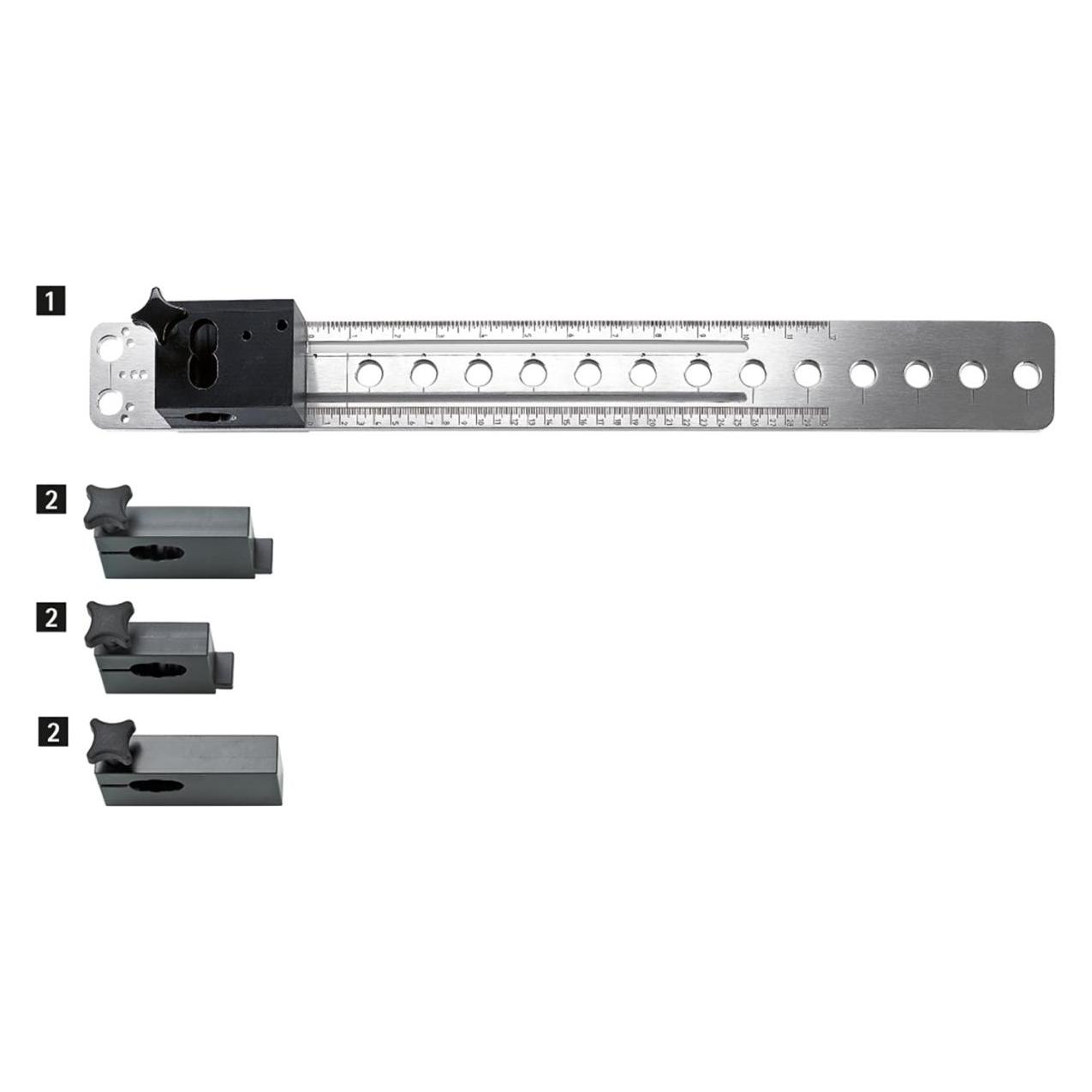 Hettich Anschlagsset Accura Tiefenverstellbar (913957401)